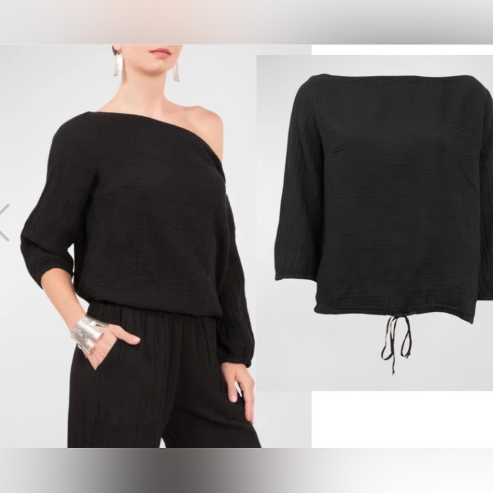 NWT, EVERYDAY RITUAL Penny Cotton Gauze Top, Sz S